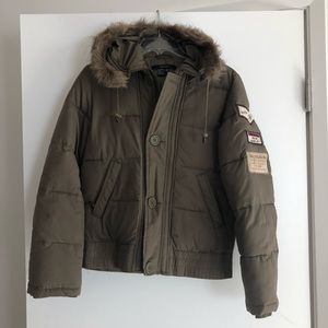 ZARA bomber style puffy jacket